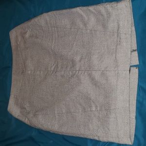 Gray work pencil skirt